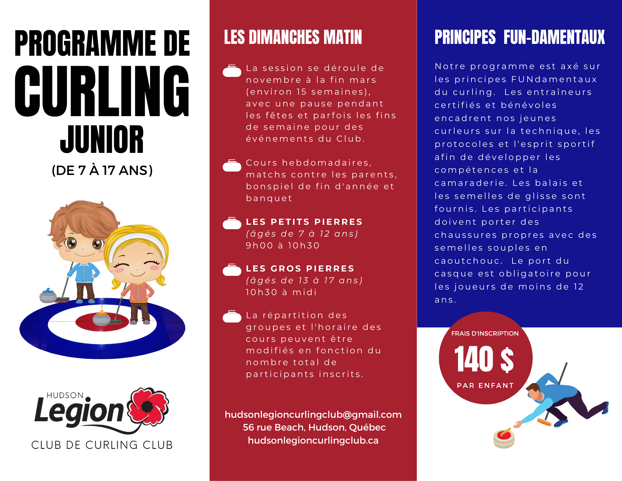 Junior Program Brochure French 3